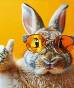 Funny Rabbit Art Diamond Painting