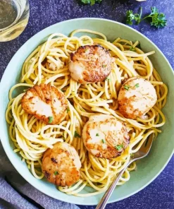 Italian Linguine Dish Diamond Painting