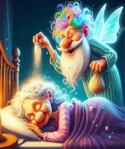 Old Fairy Man Diamond Painting