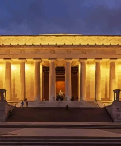 Washington Lincoln Memorial Diamond Painting