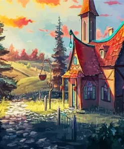 Fantasy Cabin Diamond Painting