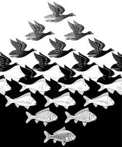 Maurits Cornelis Escher Birds Diamond Painting