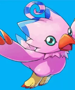 Biyomon Pokemon Diamond Painting