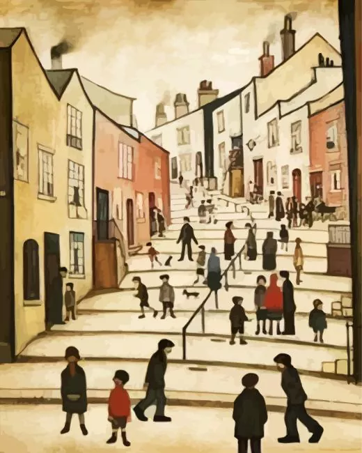 crowther street by ls lowry Diamond Paintings Crowther Street By ls lowry Diamond Painting