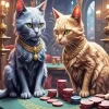 Gambling Cats Diamond Painting