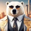Gangsta Polar Bear Art Diamond Painting