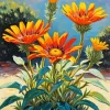Gazania Big Kiss Art Diamond Painting