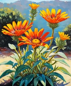 Gazania Big Kiss Art Diamond Painting