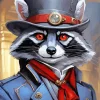 Gentleman Racoon Diamond Painting