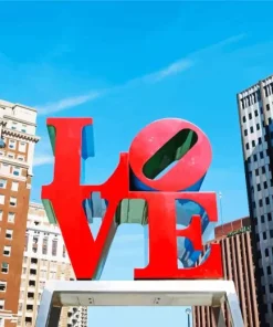 Love Statue Philadelphia Diamond Painting