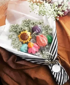 Macaron Bouquet Diamond Painting