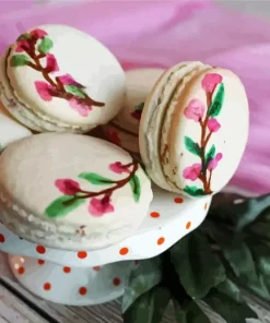Macaron Flowers Diamond Painting
