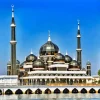 Malaysia Crystal Mosque Diamond Painting