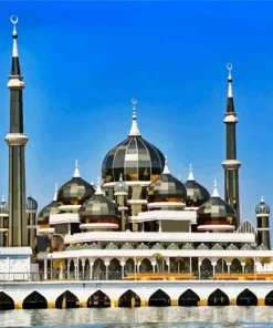 Malaysia Crystal Mosque Diamond Painting