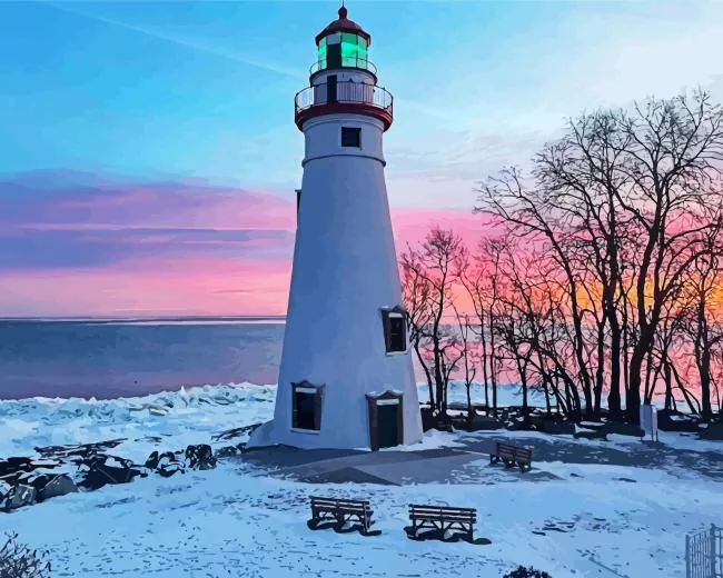 marblehead lighthouse Diamond Paintings Marblehead Lighthouse Diamond Painting