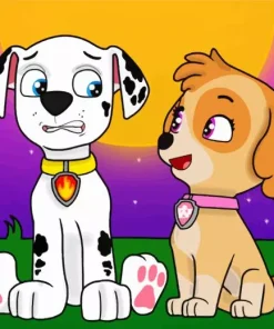 Marshall And Skye Diamond Painting