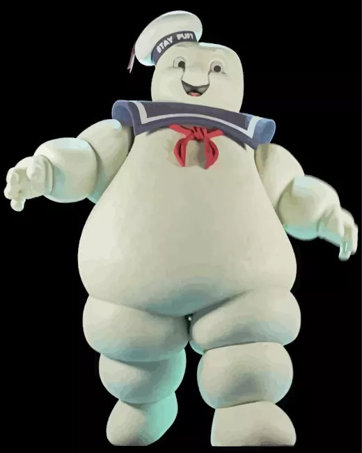 marshmallow man Diamond Paintings Marshmallow Man Diamond Painting