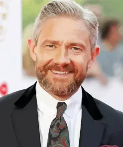 Martin Freeman Smiling Diamond Painting