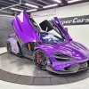 Purple Mclaren Car Diamond Painting