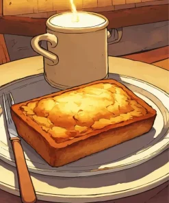 Milk And Bread Diamond Painting