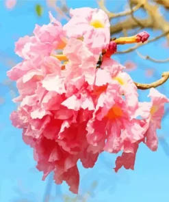 Tabebuia Rosea Tree Diamond Painting