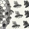 Bees By Maurits Cornelis Escher Diamond Painting
