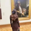 Cool Girl Looking At Art Diamond Painting