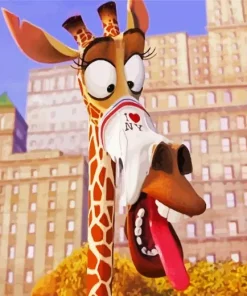 Melman From Madagascar Diamond Painting