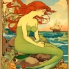 Mermaid Illustration Diamond Painting