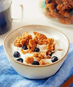 Milk And Cereal Diamond Painting