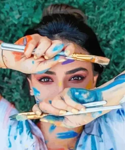 Painter Lady Diamond Painting