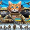 Army Cat Diamond Painting