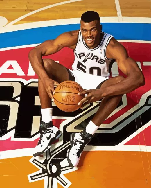 Basketball player david robinson spurs Diamond Paintings Basketball Player David Robinson Spurs Diamond Painting