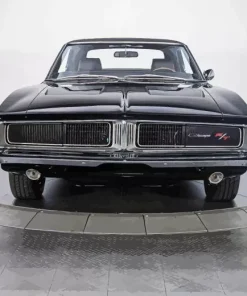 Black Charger Front View Diamond Painting