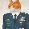 General Cat Art Diamond Painting
