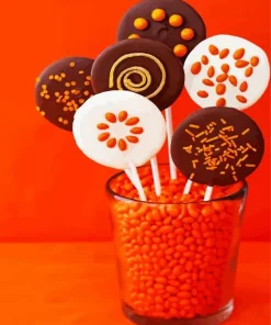 Halloween Candy Lollipop Diamond Painting