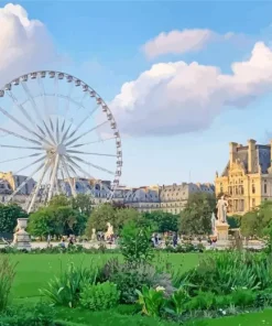 Paris Tuileries Garden Diamond Painting