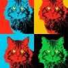 Pop Art Cats Diamond Painting