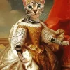 Royal Renaissance Cat Diamond Painting