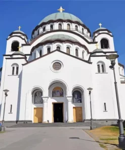 Serbia Saint Sava Temple Diamond Painting