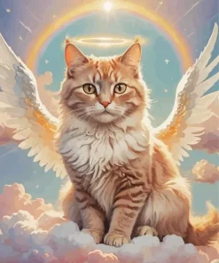 The Angel Cat Diamond Painting