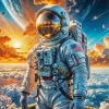Aesthetic Astronaut Art Diamond Painting