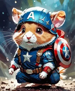 Aesthetic Captain America Art Diamond Painting