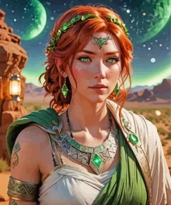 Aesthetic Girl Toga Art Diamond Painting