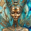 Aesthetic Goddess Nefertiti Art Diamond Painting