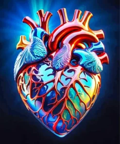 Aesthetic Human Heart Diamond Painting