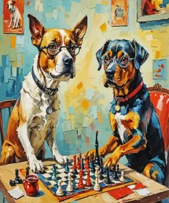 Aesthetic Schnauzer Dog Diamond Painting