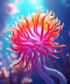 Aesthetic Sea Anemone Art Diamond Painting