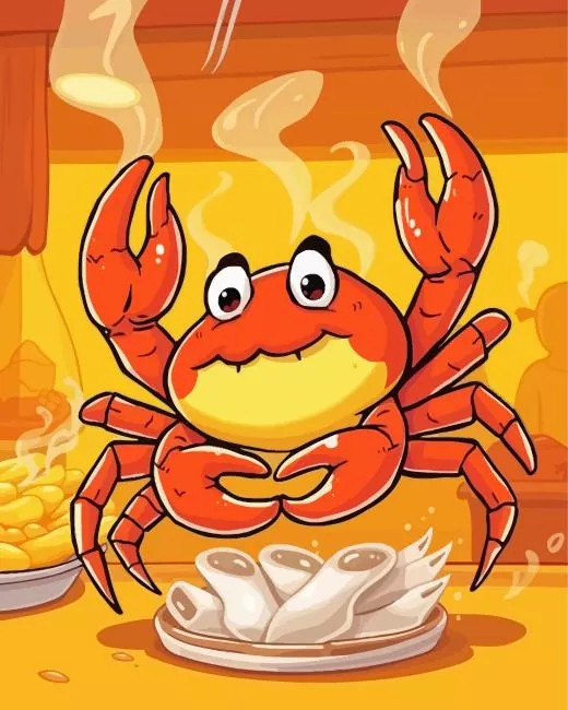 cartoon crab Diamond Paints Cartoon Crab Diamond Painting