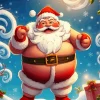 Cartoon Fat Santa Diamond Painting